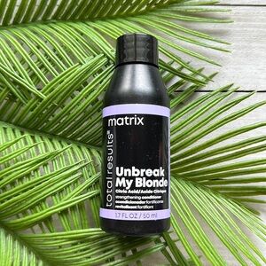 5️⃣ for 2️⃣5️⃣ NEW Matrix Unbreak My Blonde Strengthening Conditioner Travel sz
